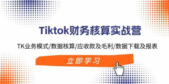 Tiktok财务核算实战营：TK业务模式/数据核算/应收款及毛利/数据下载及报表萌宝之家-游戏资源站丨手游源码丨页游源码丨端游源码丨架设视频教程丨网赚项目丨萌宝之家