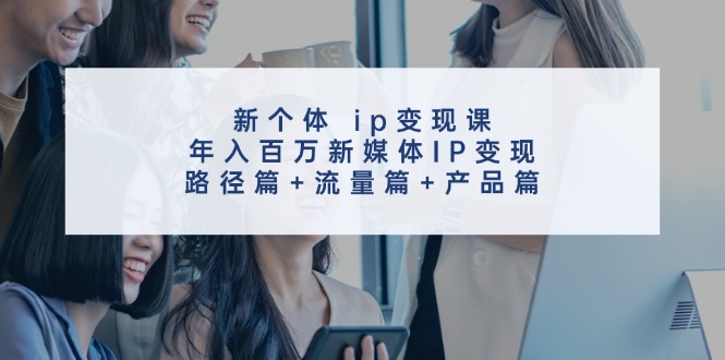 新个体ip变现课，年入百万新媒体IP变现，路径篇+流量篇+产品篇萌宝之家-游戏资源站丨手游源码丨页游源码丨端游源码丨架设视频教程丨网赚项目丨萌宝之家