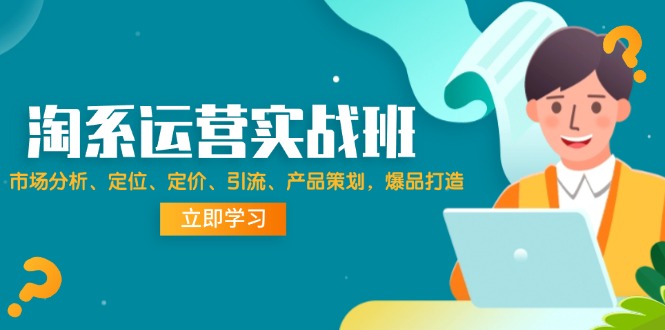 （12186期）淘系运营实战班：市场分析、定位、定价、引流、产品策划，爆品打造萌宝之家-游戏资源站丨手游源码丨页游源码丨端游源码丨架设视频教程丨网赚项目丨萌宝之家