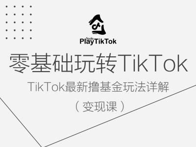 零基础玩转TiKToK变现课，TikTok最新撸基金玩法详解萌宝之家-游戏资源站丨手游源码丨页游源码丨端游源码丨架设视频教程丨网赚项目丨萌宝之家